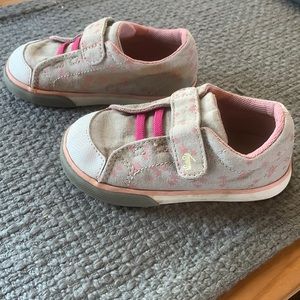 Toddler girls See Kai Run tennis shoes
